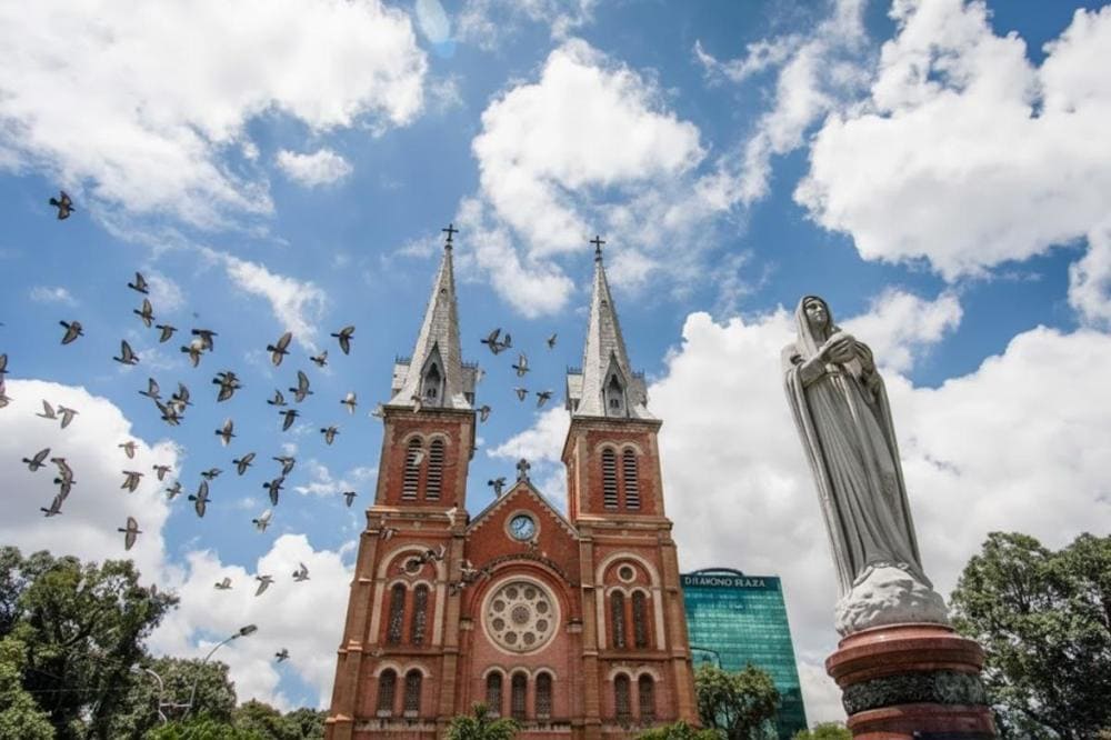 Gracefully standing in the heart of Saigon, Notre Dame Cathedral is a timeless symbol of French colonial elegance